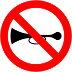 Honking is prohibited